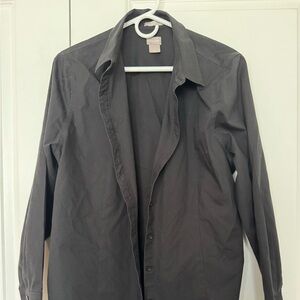 Women’s Chico's Black Shirt Jacket size xl/16